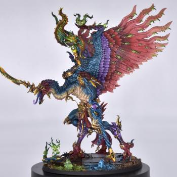 Tzeentch Lord of Change by Monstrous Pigments