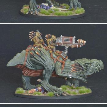 Kroot great knarloc by Shi Vral