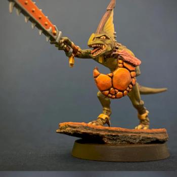 Zorn lizard person by Andy Ford