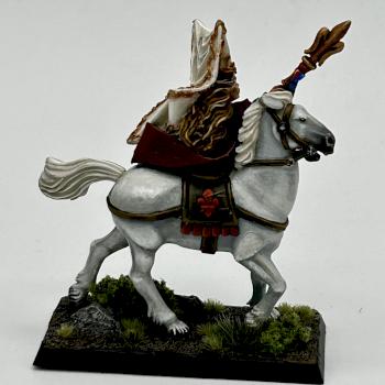 DAMSEL MOUNTED BRETONIA BRETONNIAN METAL WARHAMMER by juanlurockerman