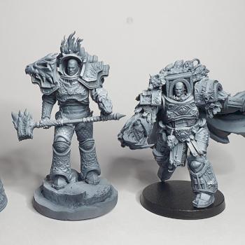 Primarch miniatures WIP by Miniman79