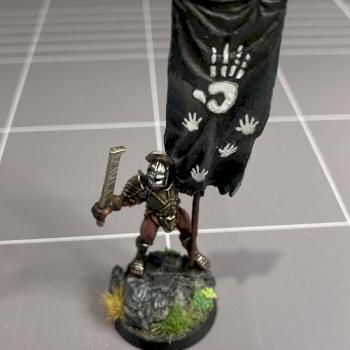 Uruk-hai banner with white hand by Armourbench_Aus