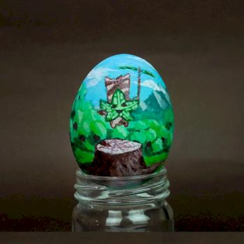 Korok flying in Hyrule - The Legend of Zelda: Breath of the Wild Easter Egg by kamiskaminski