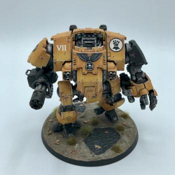 Primaris Redemptor Dreadnought Imperial fists space marines WARHAMMER 40k by juanlurockerman