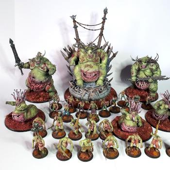 Nurgle Demon Horde by Miniman79