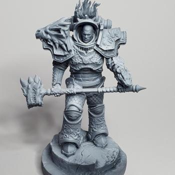 Vulcan primarch of the salamanders WIP by Miniman79