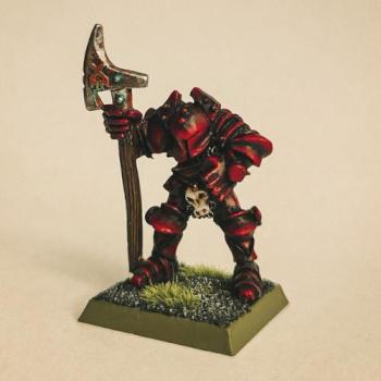 Chaos Warrior with halberd by Sanguinius