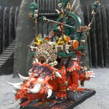 Stegadon Engine of the Gods by onlyonepinman