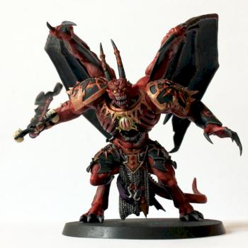 Daemon prince of Khorne. by Ellhil