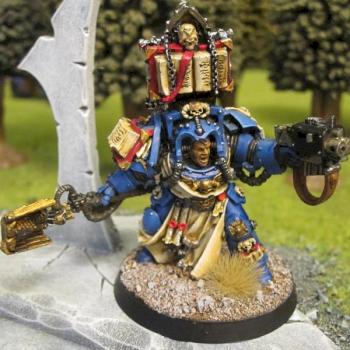 Ultramarines Terminator Librarian by RavensNestPainting