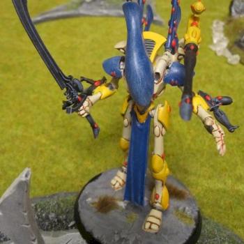 Eldar Iyanden Wraithlord by RavensNestPainting