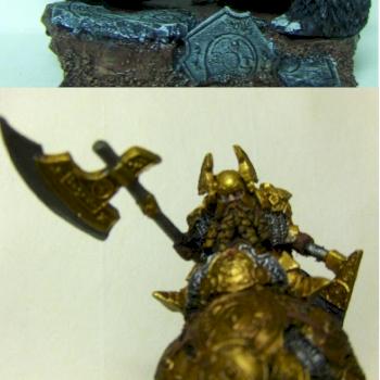 WHF Dwarf Lord on Bear by WarWolf88