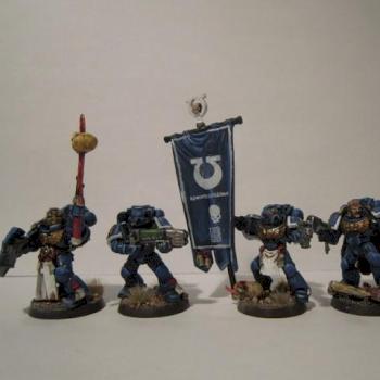 Ultramarines Command Squad by The Spanish Painter