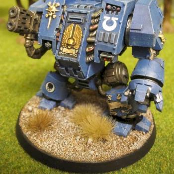 Ultramarines Dreadnought by RavensNestPainting