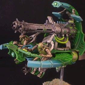 Necron  Annihilation Barge by bilorca