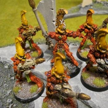 Eldar Fire Dragons by RavensNestPainting