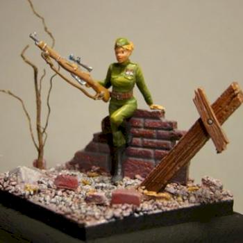 Ivanetta Kozlov, Russian Sniper by WS-Paint-Studio