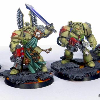 Deathwing Terminators Squad by thestudyofshadow