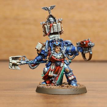 Space Marine Librarian in Terminator Armour by Alex_St