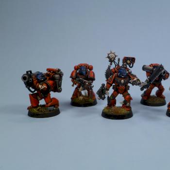 Blood Angels Devastator Squad by slickwilly79