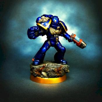 Space Marine Tactical Squad Sarjent by arus