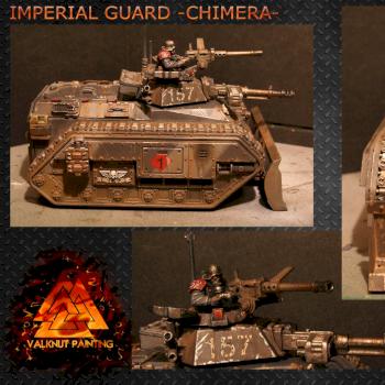 Imperial Guard Chimera by Valknut Painting