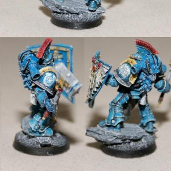 Ultramarine Boarding Space Marine by Nuagegraphics