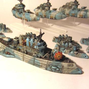 Dystopian Wars: French Fleet by TheIronSoldier