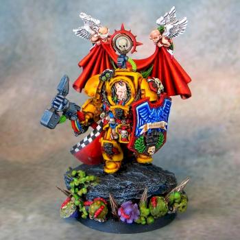 Captain Darnath Lysander, First Captain of the Imperial Fists by Tore Bolhoej