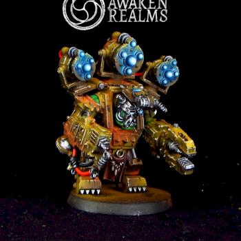 Orks Big Mek in Mega Armour by Awaken Realms