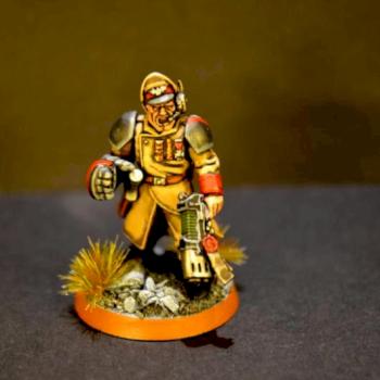 Company Commander by Platoon Sgt.
