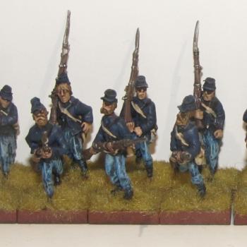 28mm Metal American Civil War Union Infantry by PrinceMcGiggle