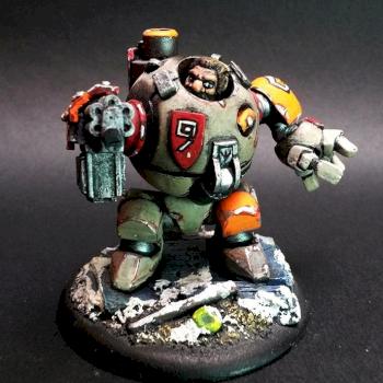 Sci-fi Dwarf Mech Suit - painted by Gidran