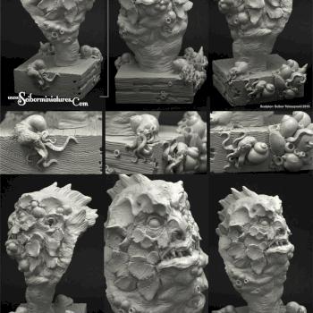 Deep One Bust by Scibor