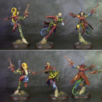 Harlequin Troupe by AlamoMelt