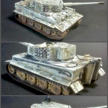 Bolt Action / Tiger I Ausf. E with zimmerit / scale 1/56 by The Tightheadprop