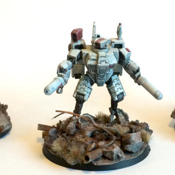 tau empire xv 8 crisis battle suit team by blackbrushminis