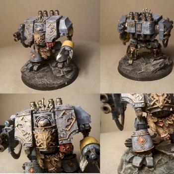Space Wolves Venerable Dreadnought by Ulfwerener