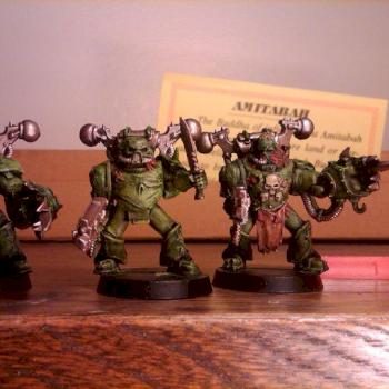 Death Plague Marines by Allyadelphine