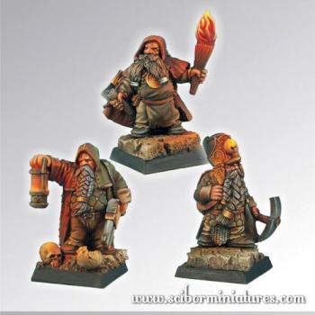 Dwarfs Miners set by Scibor