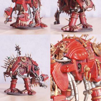 Malice the Furious Dreadlord of Khorne by Slushosaur