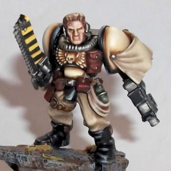 Black Templar Neophyte by Dannis