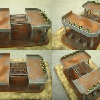 desert tower fortress by neonnecromancer