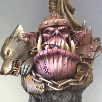buste orc by JmB