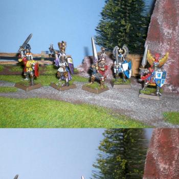 Collection of Bretonnian foot Knights!!! by peloso