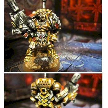 Captain Erasmus Tycho of the Blood Angels by Butsu