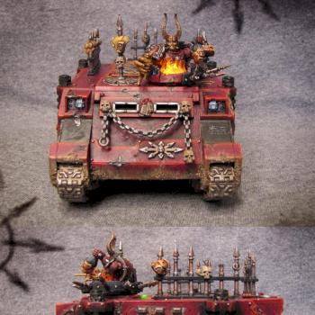 Word Bearers Rhino by Lezvie