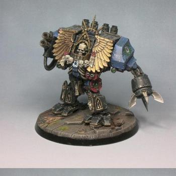 Ultramarines Forgeworld Chaplain Dreadnought 'Pullo' by winterdyne