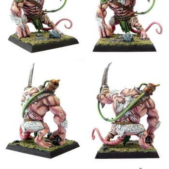 Skratt, Rat-Ogre Skaven de maître du clan Moulder ! by David G