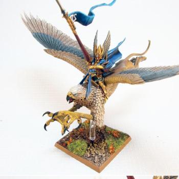 High Elf Prince on Griffon by TheMiniatureWorkshop